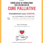 Corso base di formazione per volontari in Cure Palliative